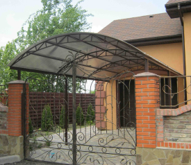 Піддашки та навіси з металу
